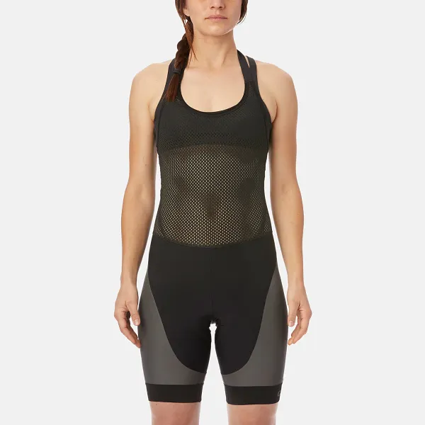 giro Women's Chrono Expert Reflective Halter Bib Short Black