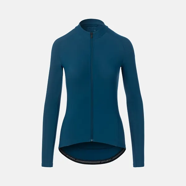 giro Women's Chrono Thermal Long Sleeve Jersey Blue
