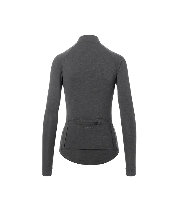 Giro Women's New Road Long Sleeve Jersey Charcoal Heather Grey