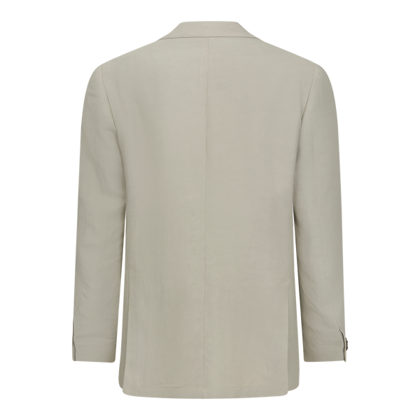 Gisada Barcelona Blazer In Luxe Cotton Linen
