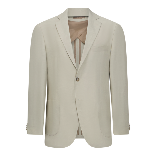 gisada Barcelona Blazer in Luxe Cotton Linen