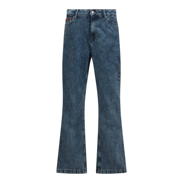 gisada Flared Denim Jeans with Bottom Label