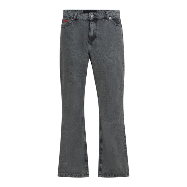 gisada Flared Denim Jeans with Bottom Label