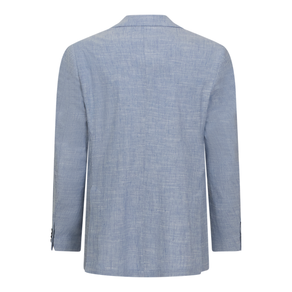 Gisada Tokyo Tweed Blazer In Luxe Linen Cotton