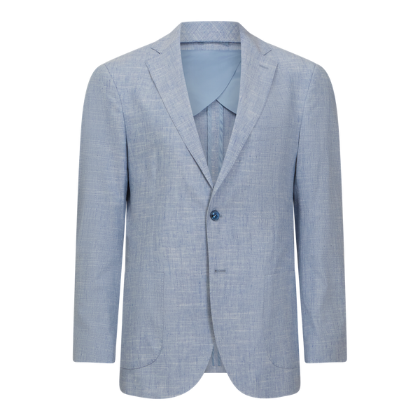 gisada Tokyo Tweed Blazer in Luxe Linen Cotton