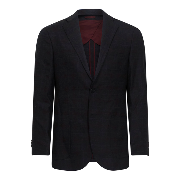 gisada London Patterned Blazer in Luxe Wool Melange