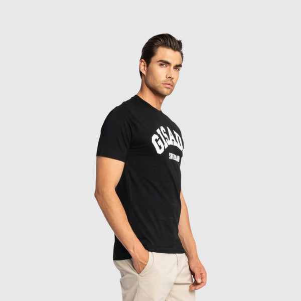 Gisada Oversized T-Shirt In Heavy Cotton With College Print