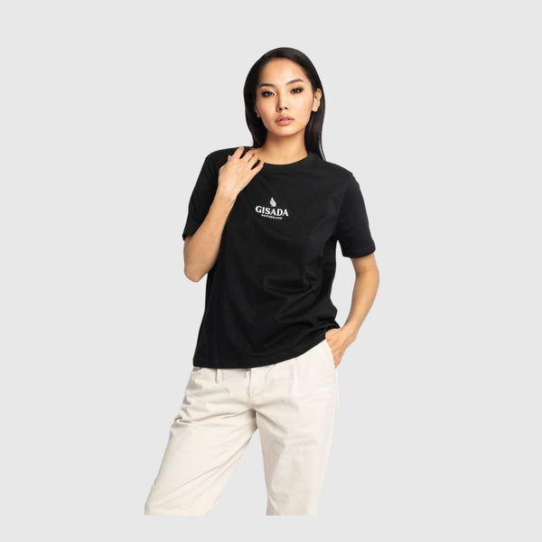 Gisada Oversized T-Shirt In Jersey Cotton With Small Silicon Logo