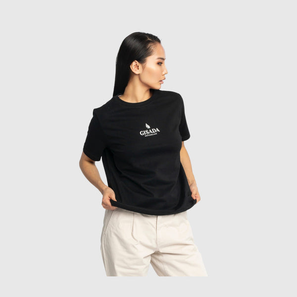 Gisada Oversized T-Shirt In Jersey Cotton With Small Silicon Logo