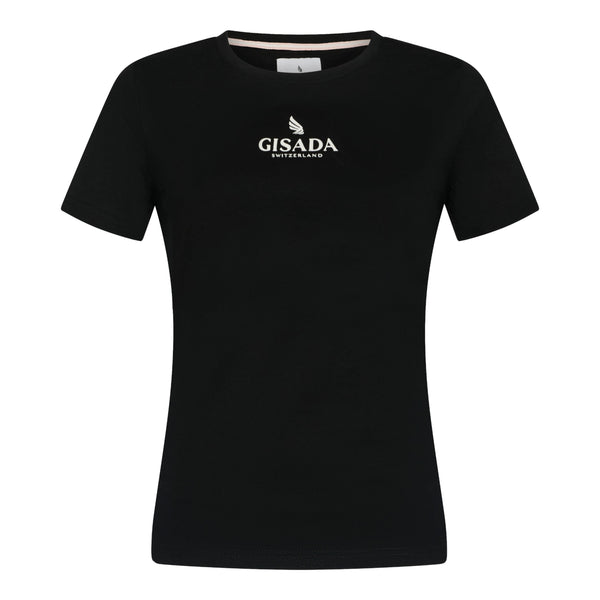 gisada Oversized T-Shirt in Jersey Cotton with Small Silicon Logo