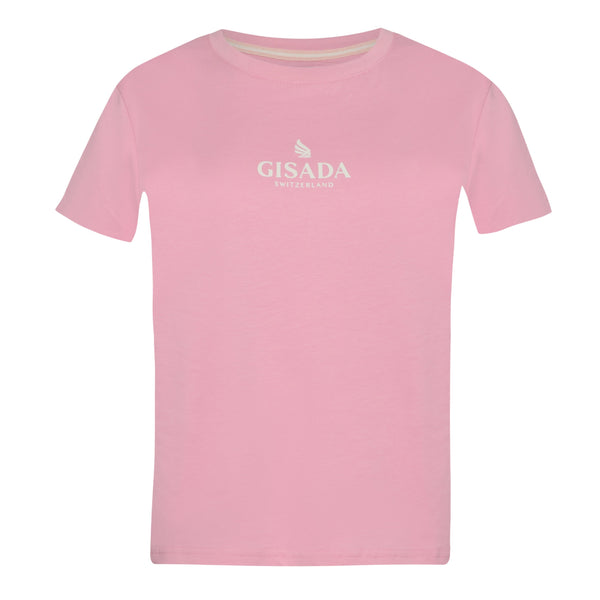 gisada Oversized T-Shirt in Jersey Cotton with Small Silicon Logo