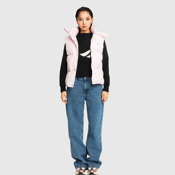 Gisada Puffer Gilet With Detachable Hood And Logo Print