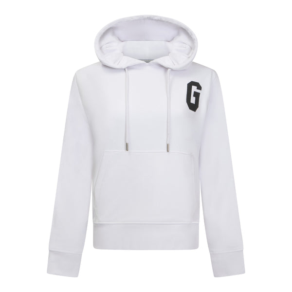 gisada Regular Fit Hoodie in Midweight Cotton with Patch Print