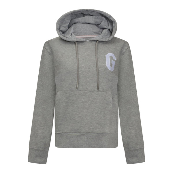 gisada Regular Fit Hoodie in Midweight Cotton with Patch Print
