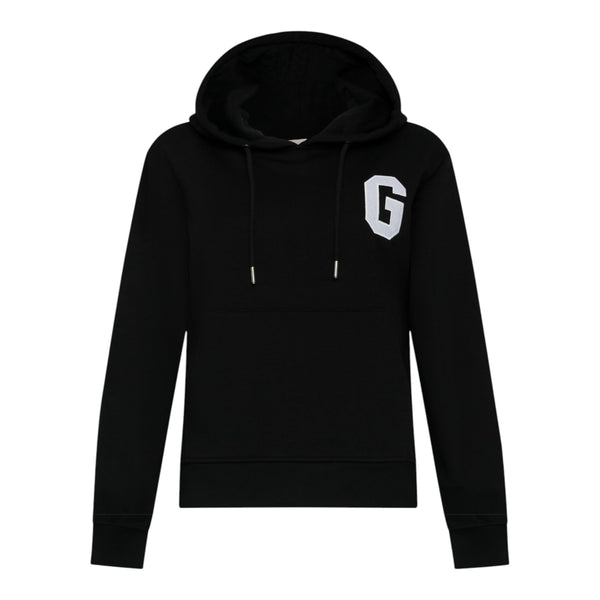 gisada Regular Fit Hoodie in Midweight Cotton with Patch Print