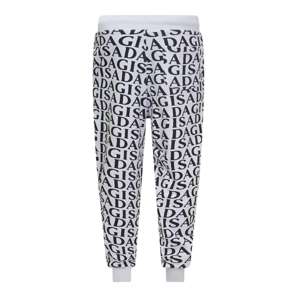 Gisada Regular Fit Jogger In Midweight Cotton With Allover Print