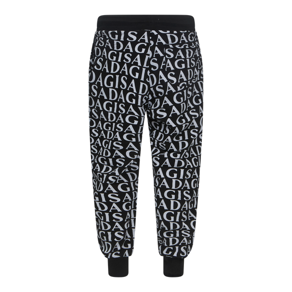 Gisada Regular Fit Jogger In Midweight Cotton With Allover Print