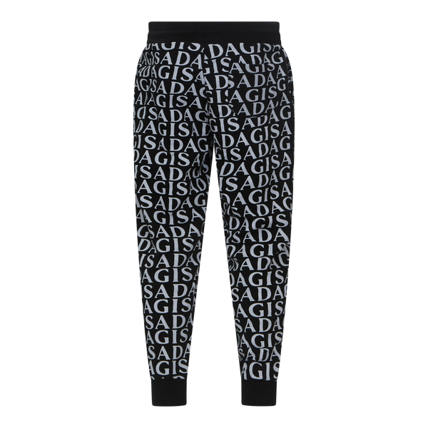Gisada Regular Fit Jogger In Midweight Cotton With Allover Print