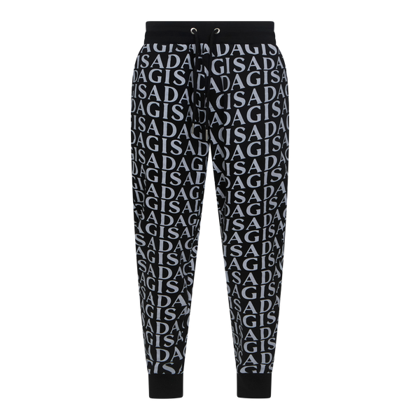 gisada Regular Fit Jogger in Midweight Cotton with Allover Print