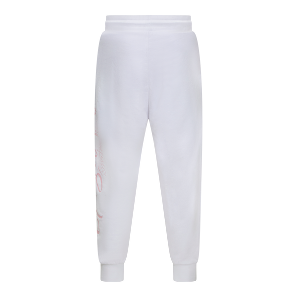 Gisada Regular Fit Jogger In Midweight Cotton With Cursive Puff Print