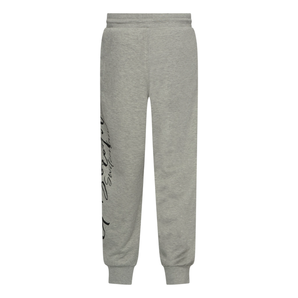 Gisada Regular Fit Jogger In Midweight Cotton With Cursive Puff Print