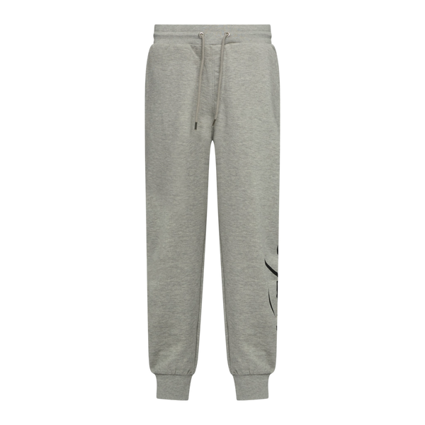 gisada Regular Fit Jogger in Midweight Cotton with Cursive Puff Print