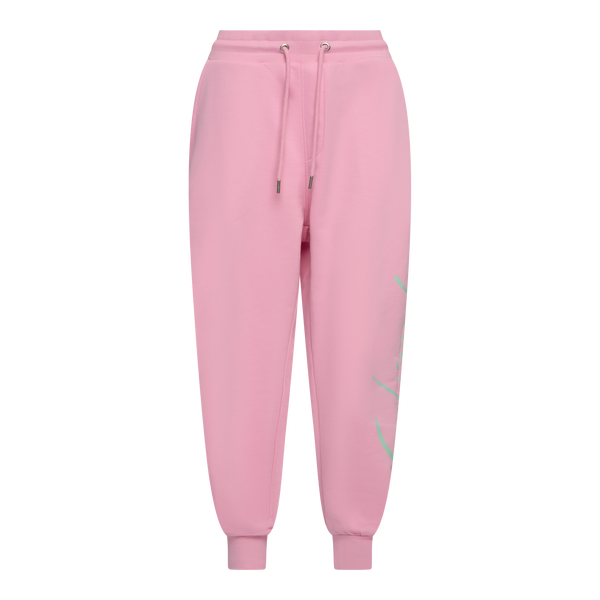 gisada Regular Fit Jogger in Midweight Cotton with Cursive Puff Print