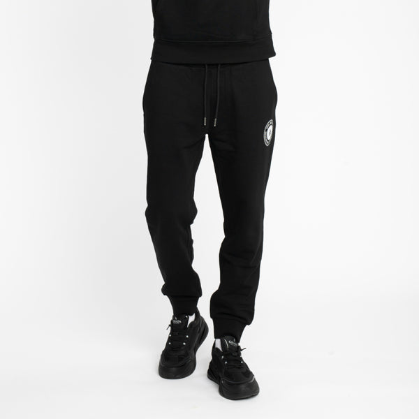 Gisada Regular Fit Jogger In Midweight Cotton With Flock Print