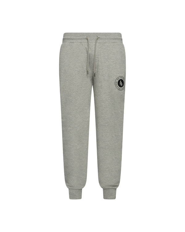 gisada Regular Fit Jogger in Midweight Cotton with Flock Print