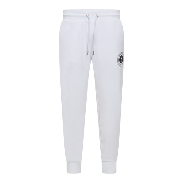 gisada Regular Fit Jogger in Midweight Cotton with Flock Print