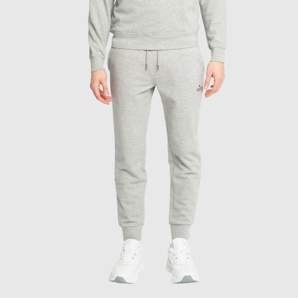 Gisada Regular Fit Jogger In Midweight Cotton With Small Silicon Logo