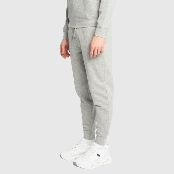 Gisada Regular Fit Jogger In Midweight Cotton With Small Silicon Logo