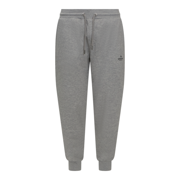 gisada Regular Fit Jogger in Midweight Cotton with Small Silicon Logo