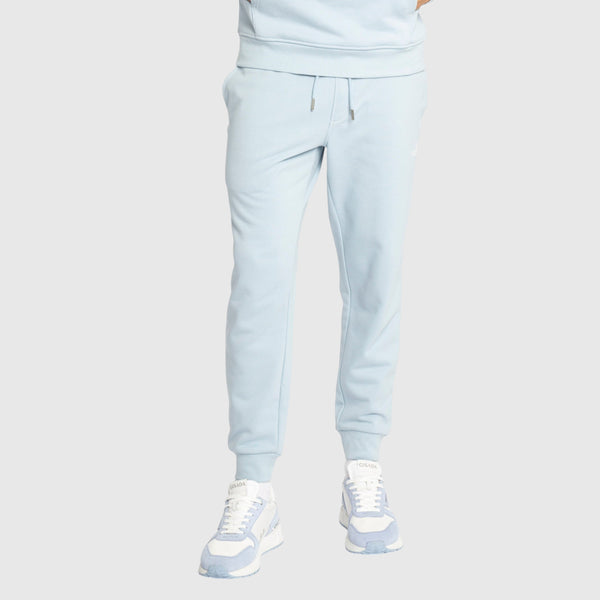 Gisada Regular Fit Jogger In Midweight Cotton With Small Silicon Logo