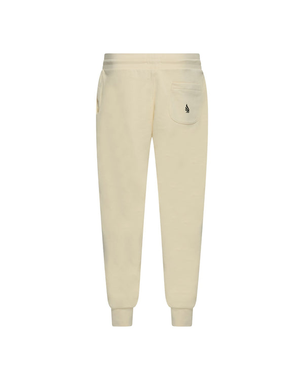 Gisada Regular Fit Jogger In Midweight Cotton With Small Silicon Logo