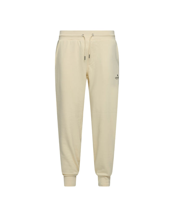 gisada Regular Fit Jogger in Midweight Cotton with Small Silicon Logo