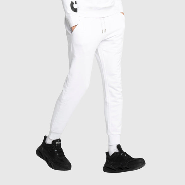 Gisada Regular Fit Jogger In Midweight Cotton With Small Silicon Logo