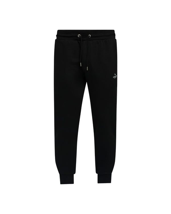 gisada Regular Fit Jogger in Midweight Cotton with Small Silicon Logo