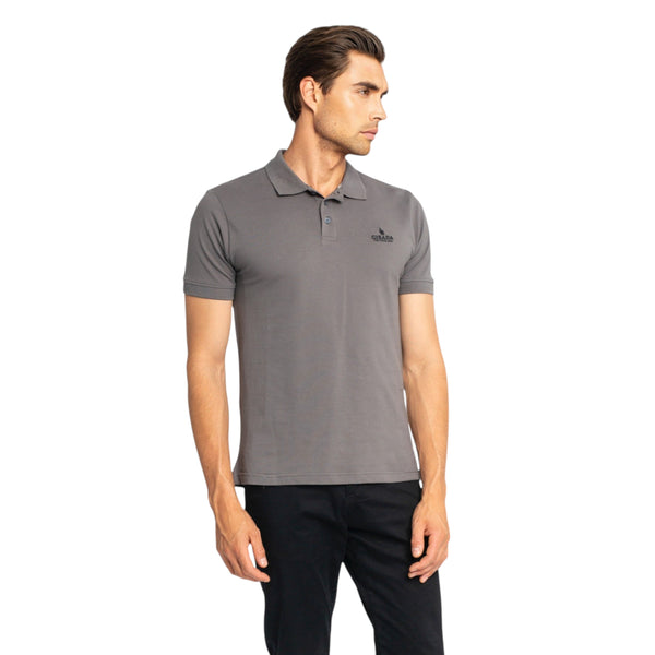 Gisada Regular Fit Polo In Cotton Piquet With 3D Embroidered Logo