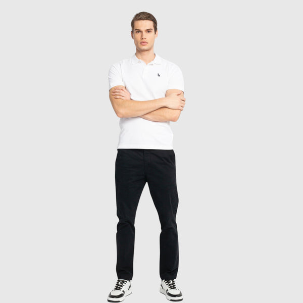 Gisada Regular Fit Polo In Cotton Piquet With 3D Embroidered Wing