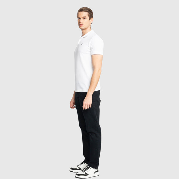 Gisada Regular Fit Polo In Cotton Piquet With 3D Embroidered Wing