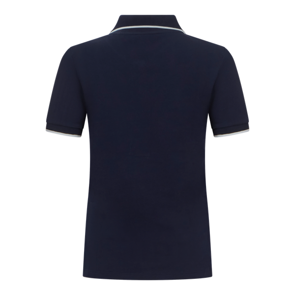 Gisada Regular Fit Short Sleeves Polo In Premium Cotton With Contrast