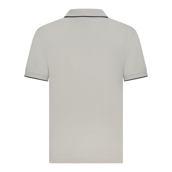 Gisada Regular Fit Short Sleeves Polo In Premium Cotton With Contrast