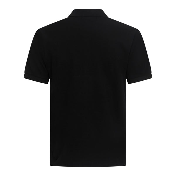 Gisada Regular Fit Zip-Up Polo In Luxe Interlock Piquet With Rubber Logo