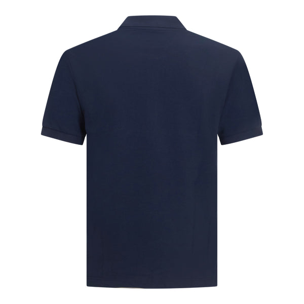 Gisada Regular Fit Zip-Up Polo In Luxe Interlock Piquet With Rubber Logo