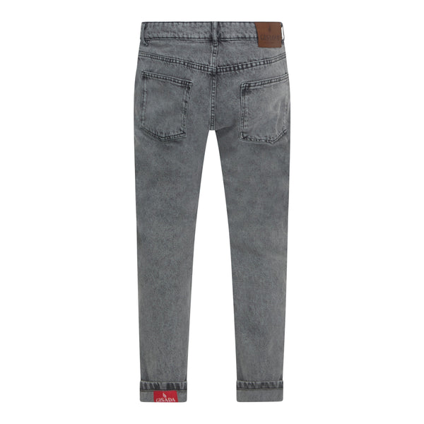Gisada Slim Fit Denim Jean With Inside Bottom Label