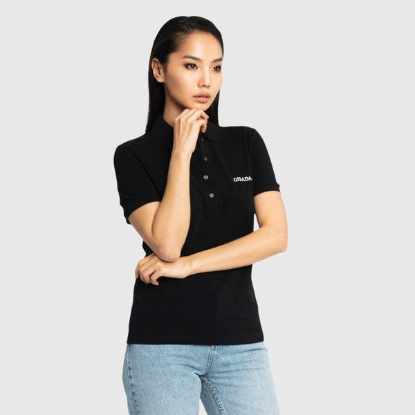 Gisada Slim Fit Short Sleeves Polo In Interlock Piquet With Embroidery Gisada Logo