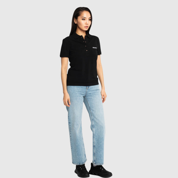 Gisada Slim Fit Short Sleeves Polo In Interlock Piquet With Embroidery Gisada Logo