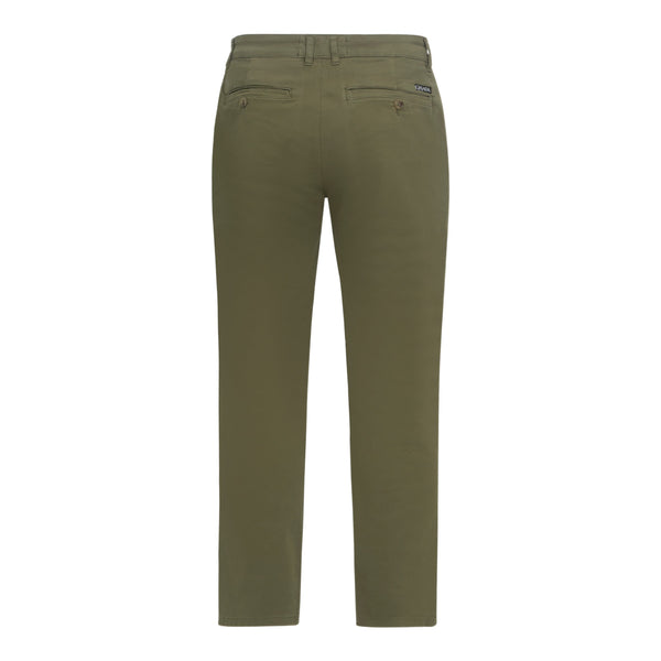 Gisada Straight Leg Chino With Mini Label On Back Pocket