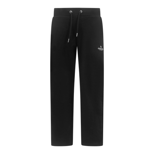 gisada Straight Leg Sweatpants in Midweight Cotton with Small Silicon Print